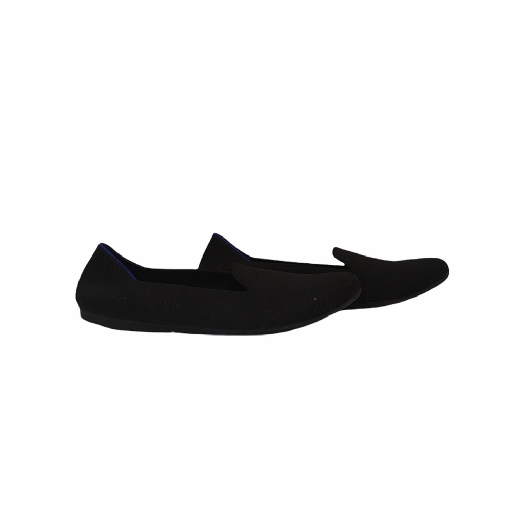 Rothys Womans Black Round Toe Loafers